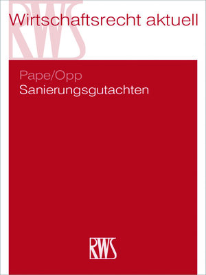 cover image of Sanierungsgutachten